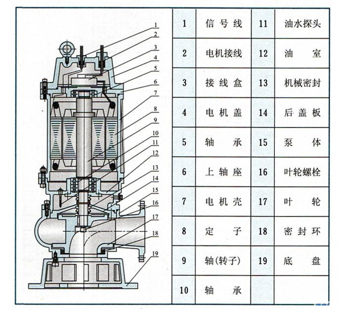 QW(WQ)潜水式无堵塞黄色软件草莓视频(结构图)